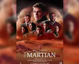 Martian Movie poster design