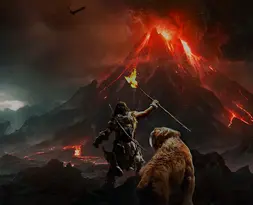 Cinematic image manipulation by graphic design student using dramatic lighting and effects